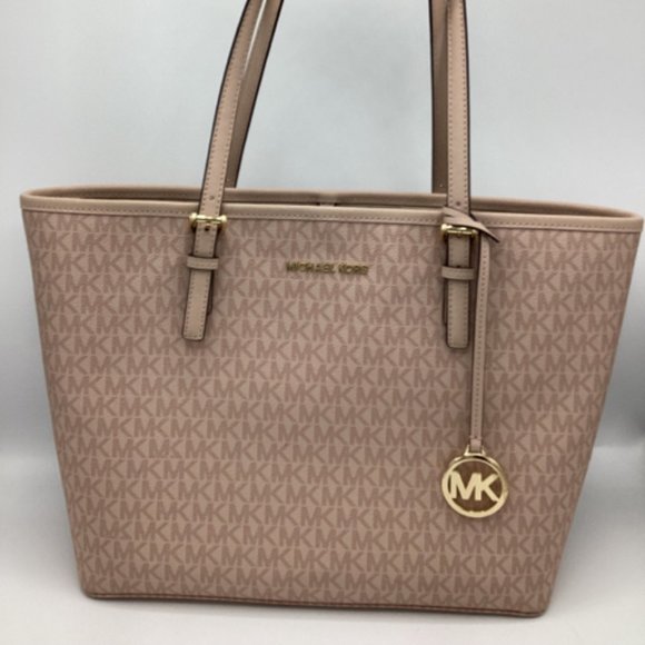 Michael Kors MK Logo Tote Handbag Bag - Picture 1 of 10